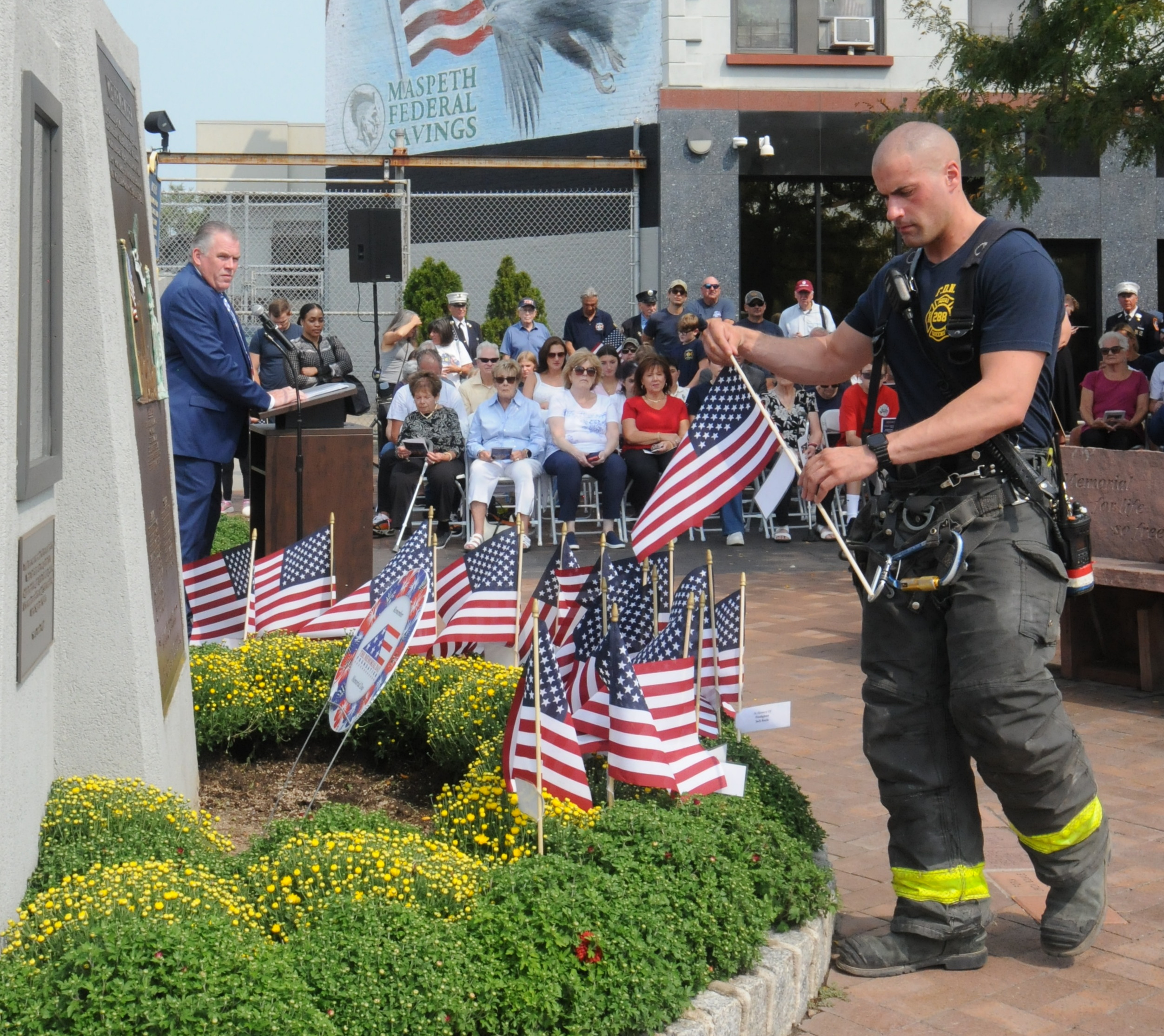 The Maspeth community remembered those lost 24 years ago this week in the Sept. 11 attacks at the World Trade Center.