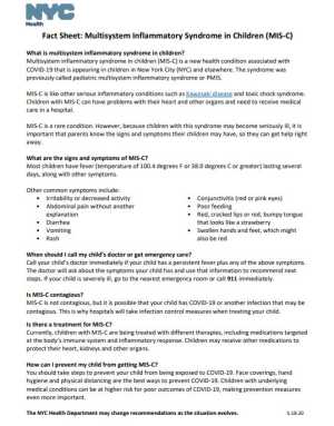 multi-system-inflammatory-syndrome-or-MIS-C-fact-sheet