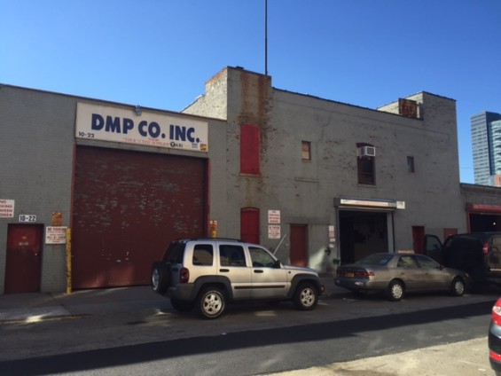 Site of future bowling alley