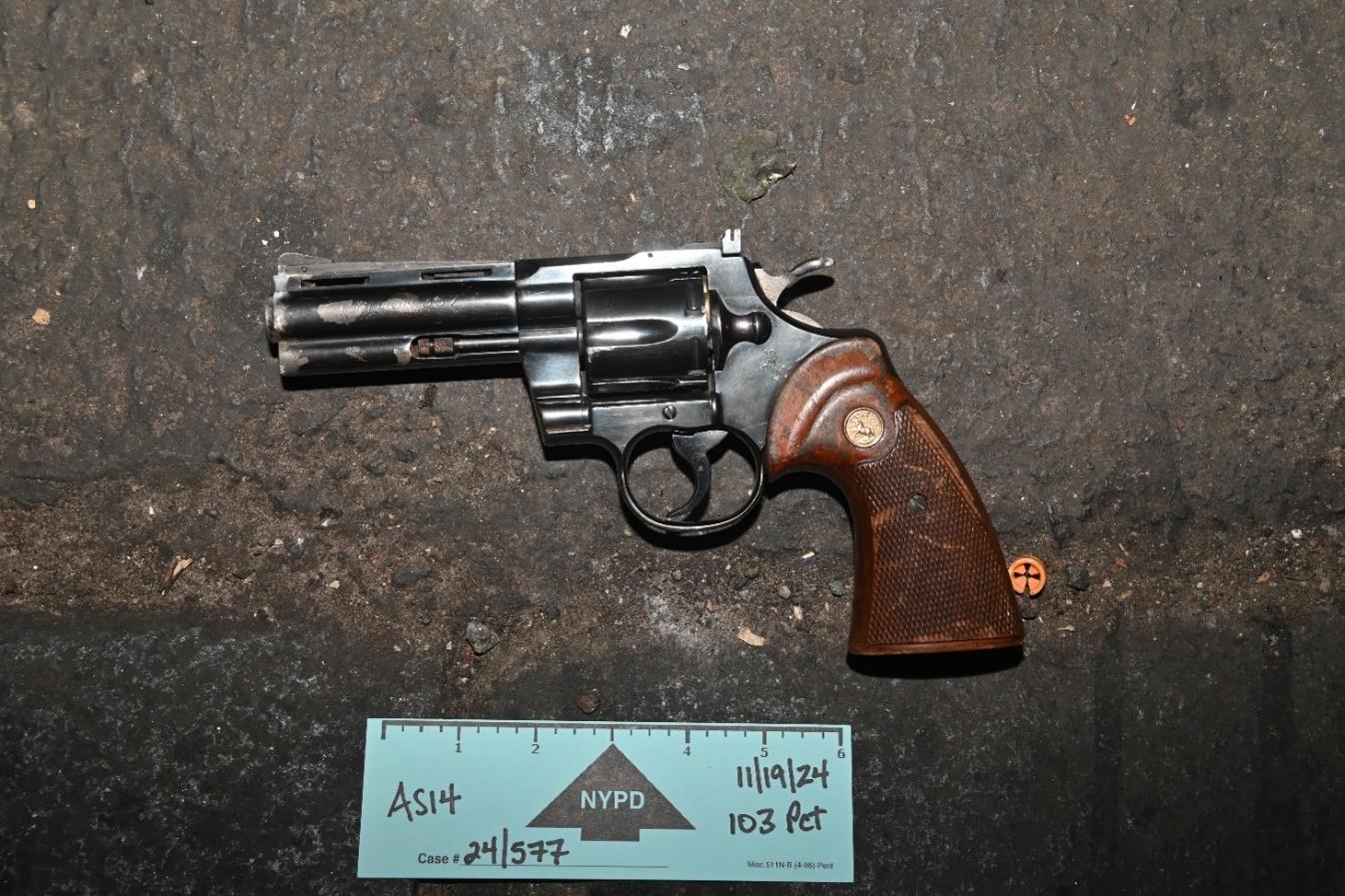 Crime scene investigator recovered a .357 Magnum next to Worthy's body after he was shot in the torso and face.