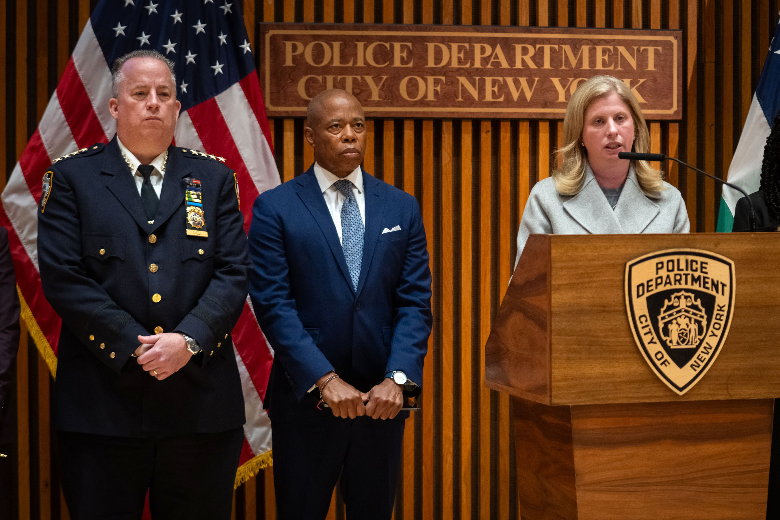 NYPD Commissioner Jessica Tisch said that she was "shaken" by the incident at Cardozo as a mother of two school-age boys. 