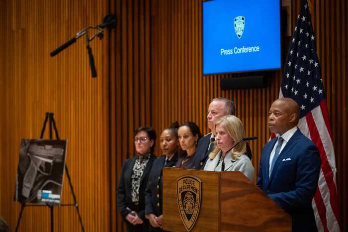 Mayor Eric Adams thanked the FBI for contacting the NYPD with news of a student with a gun threatening to shoot up Cardozo High School in Bayside.