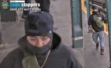 Cops are looking for this suspect, who allegedly fired a handgun inside the Ozone Park A train station on the night of Sept. 4 and remains at large.