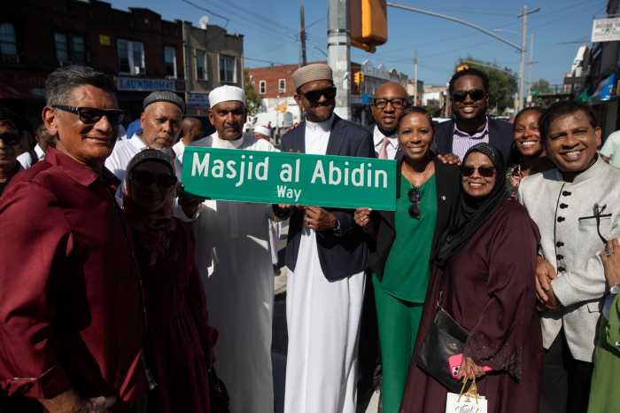 Liberty Avenue and 127th Street in South Richmond Hill was co-named "Majid Al Abidin Way" to honor a cornerstone of the community.