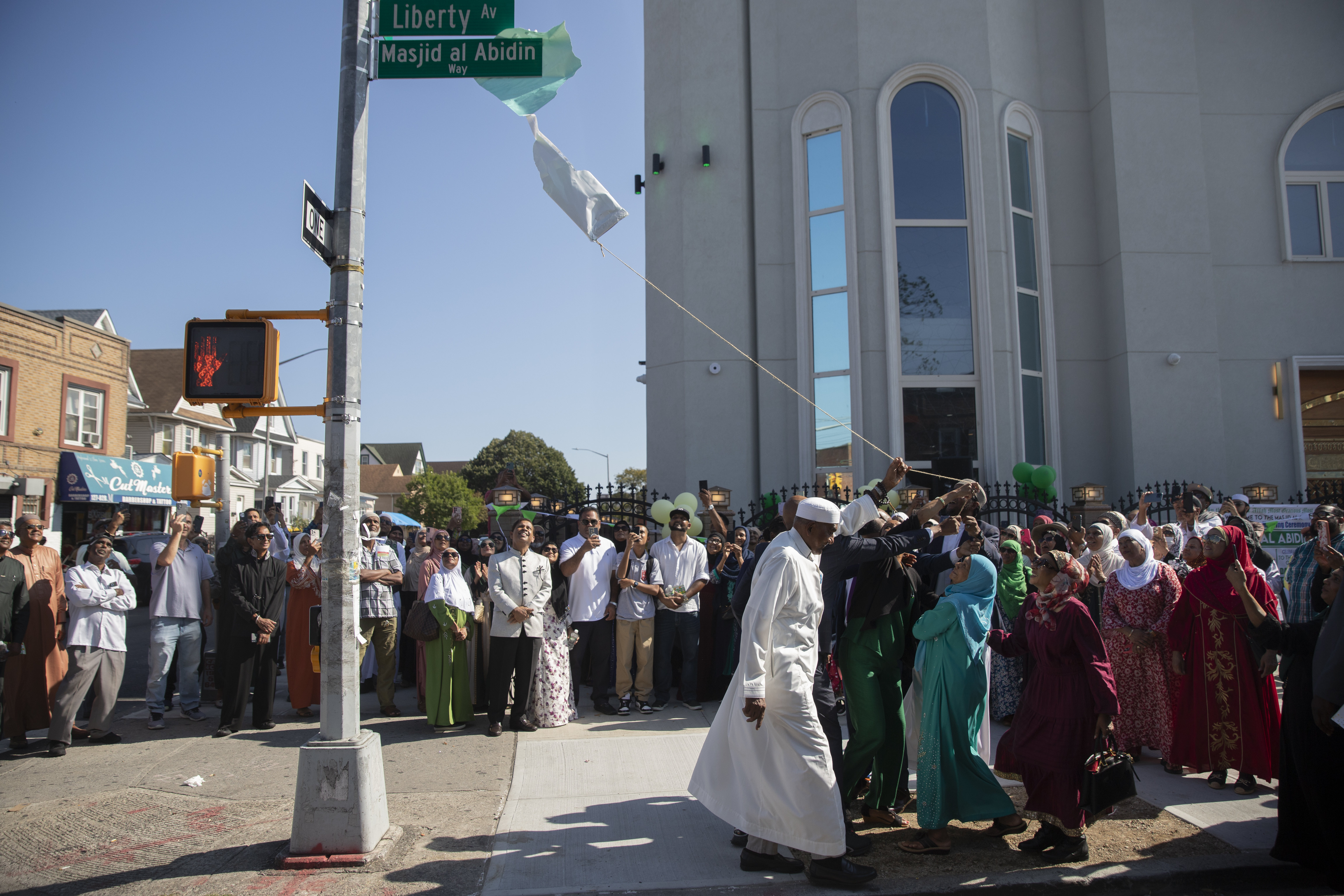 Liberty Avenue and 127th Street in South Richmond Hill was co-named "Majid Al Abidin Way" to honor a cornerstone of the community.