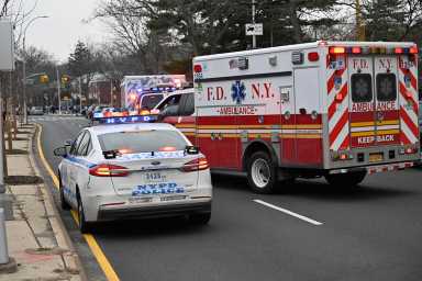 A St. Albans cyclist was struck and killed after allegedly riding through a red light in Cambria Heights, according to the NYPD.