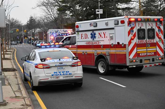 A St. Albans cyclist was struck and killed after allegedly riding through a red light in Cambria Heights, according to the NYPD.