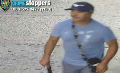 Cops are looking for this thief for allegedly stealing personal property from a car moments after a 56-year-old man parked on Roosevelt Avenue near 88th Street.