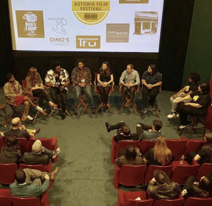A discussion panel at a previous Astoria Film Festival (Provided by AFF)
