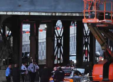 A highway construction worker was struck and killed by a hit-and-run driver while directing traffic around the Van Wyck Expressway project on Friday, Sept. 19