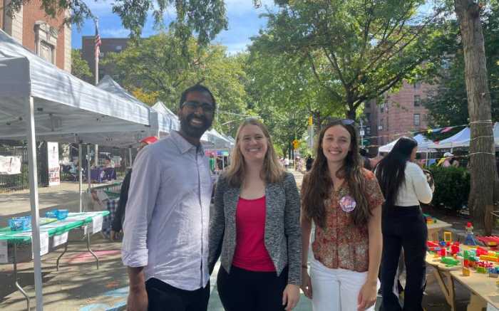 Krishnan at a previous NYIC Key to the City event in Jackson Heights. Photo courtesy of NYIC.