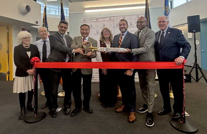 Queens College hosted a ribbon-cutting ceremony for the newly renovated Gertz Hall, known as the Speech-Language-Hearing Center, which helps support the college’s speech-language pathology graduate program, on Oct. 30.