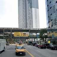Jackson Avenue near Queens Plaza, the focus of LICP's new mobility study. Photo via Google Street View.