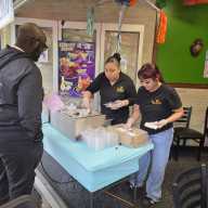 Mr. Burrito Loco at Sunday's Taste of Sunnyside. Photo: Shane O'Brien.