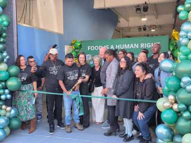 Connected Chef celebrated a ribbon-cutting ceremony in Woodside Thursday morning. Photo: Shane O'Brien.