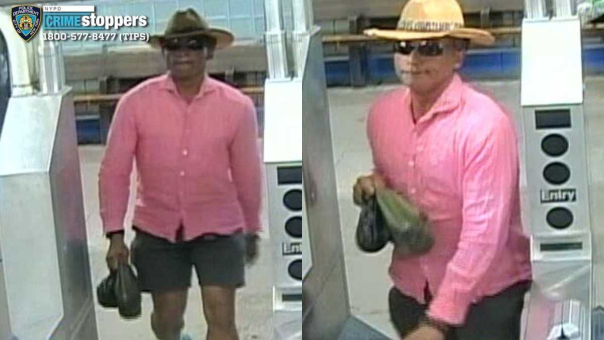 Cops are looking for this suspect for allegedly making antisemitic statements before threatening an A train rider last month.