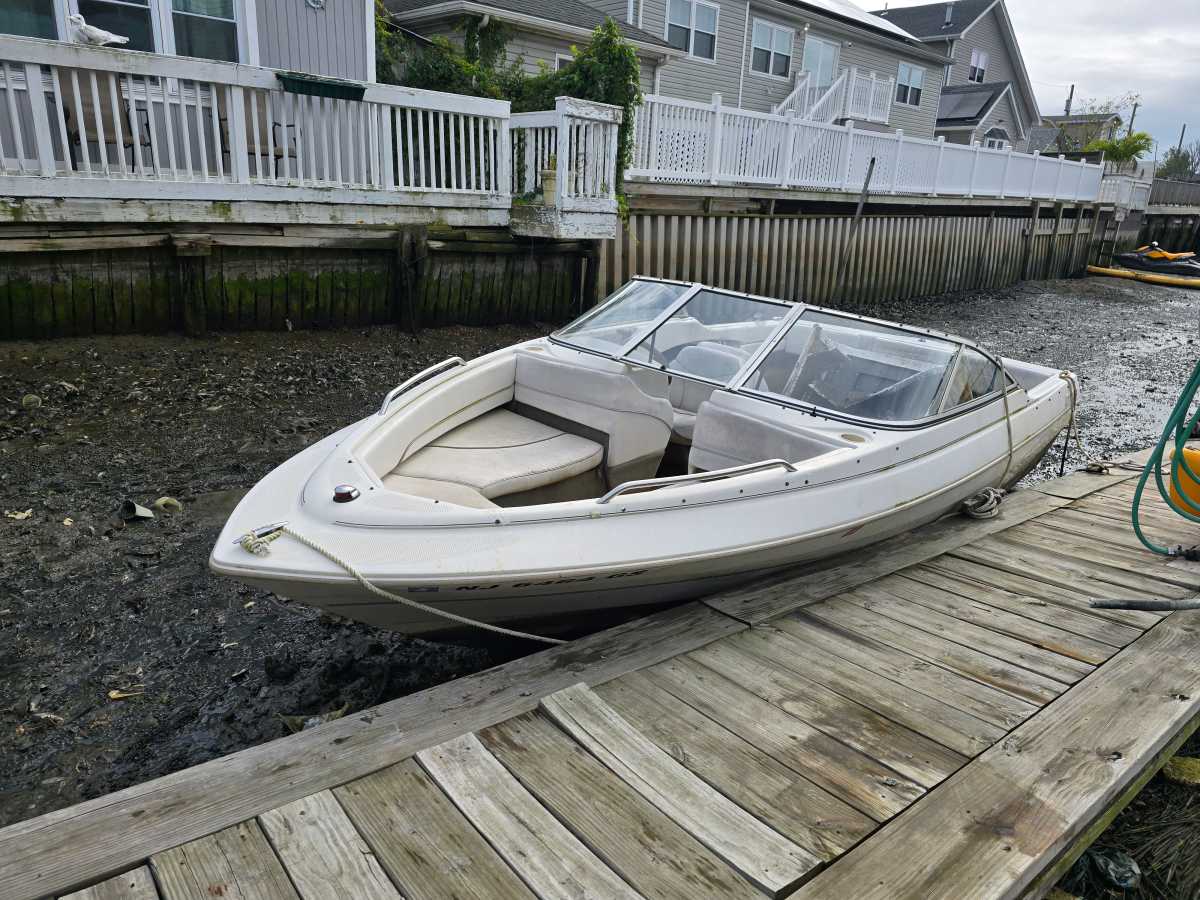 An 18' Bayliner was removed from this Broad Channel dock. It was one of 18 abandoned and unwanted boats removed from Jamaica Bay during the month of September.