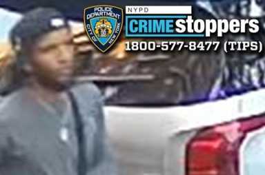 Cops are looking for this suspect, who allegedly robbed a woman at gunpoint and stole the car she was trying to sell him in Fresh Meadows.