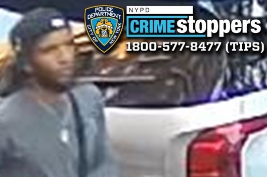 Cops are looking for this suspect, who allegedly robbed a woman at gunpoint and stole the car she was trying to sell him in Fresh Meadows.