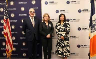 District Attorney Melinda Katz was joined by NYC Chief Medical Examiner Dr. Jason Graham and U.S. Rep. Grace Meng at the first Queens Missing Persons Day on Oct. 24.