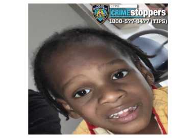 After the NYPD released this photo of a boy who was found wandering barefoot in the parking lot of a Far Rockaway laundromat, cops received a tip that led them to a home on Beach 25th Street, where seven other children were found unattended by an adult.