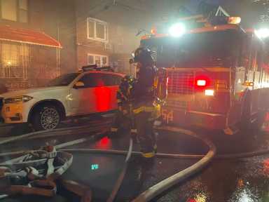 Fireworks might have caused a two-alarm house fire in South Ozone Park on Oct. 22, according to the NYPD.