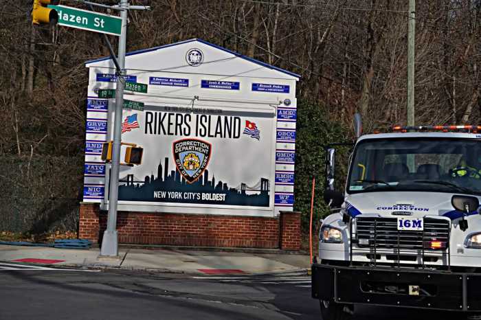A former correction officer assigned to Rikers Island is criminally charged with filing phony documentation for medical treatment.