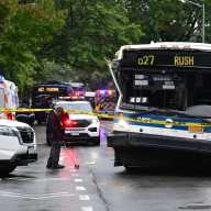 Two MTA Q27 buses collided in Flushing on Monday, Oct. 13, leaving 19 passengers with minor injuries, officials said.