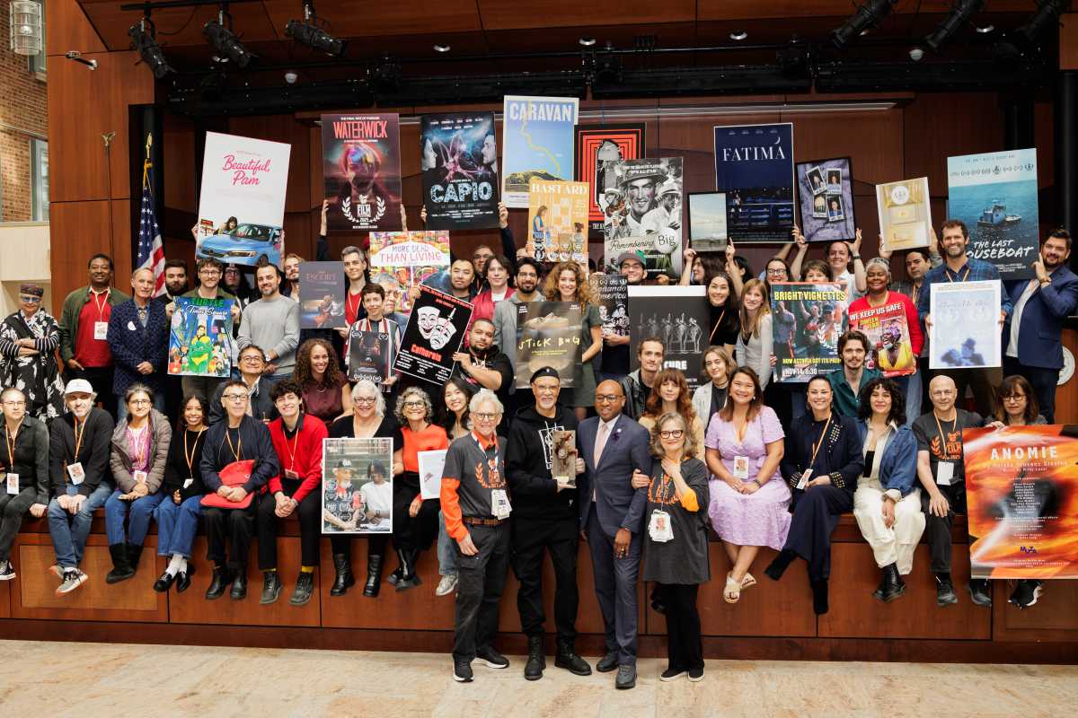 More than 40 filmmakers and their creative teams helped kick off the 15th Queens World Film Festival at Borough Hall.