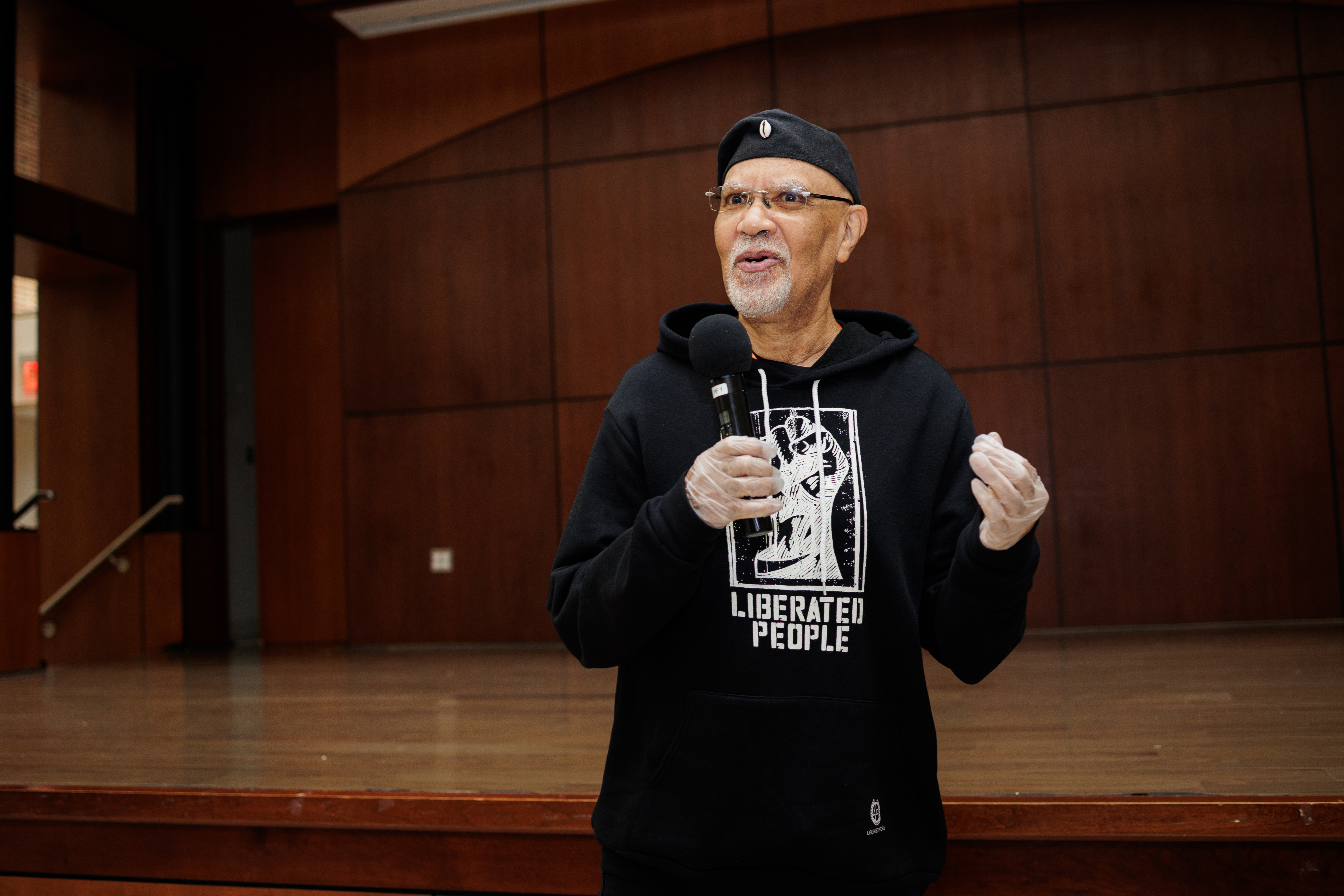 Legendary filmmaker Warrington Hudlin accepted the "Spirit of Queens" award and told the crowd that the borough is the place for storytellers.