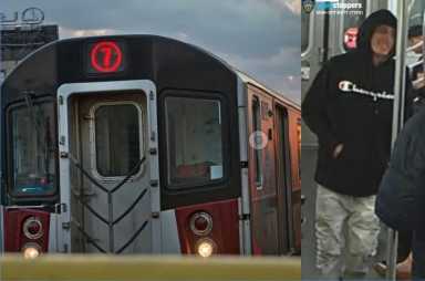 Luis Pallchisaca of Richmond Hill was indicted by a Queens grand jury in connection with an unprovoked knife attack on a 7 train rider in Corona.