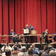 Assemblymember Sam Berger honored International Brotherhood of Electrical Workers Local Union No. 3 for its 125th anniversary, commemorating the occasion with a legislative resolution recognizing the union’s longstanding contributions to the labor movement.