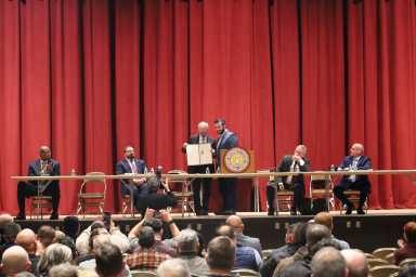 Assemblymember Sam Berger honored International Brotherhood of Electrical Workers Local Union No. 3 for its 125th anniversary, commemorating the occasion with a legislative resolution recognizing the union’s longstanding contributions to the labor movement.