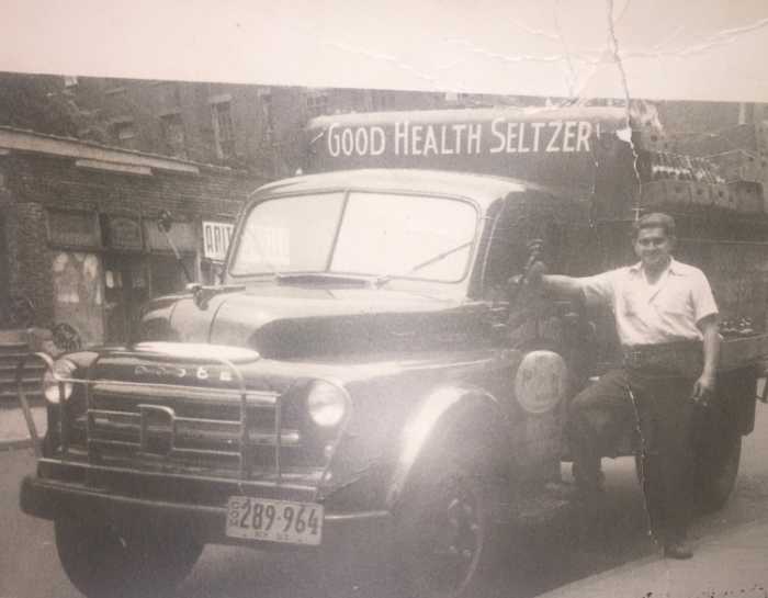 Sidney Weber on a soda delivery route. Photo courtesy of Jamie Weber. 