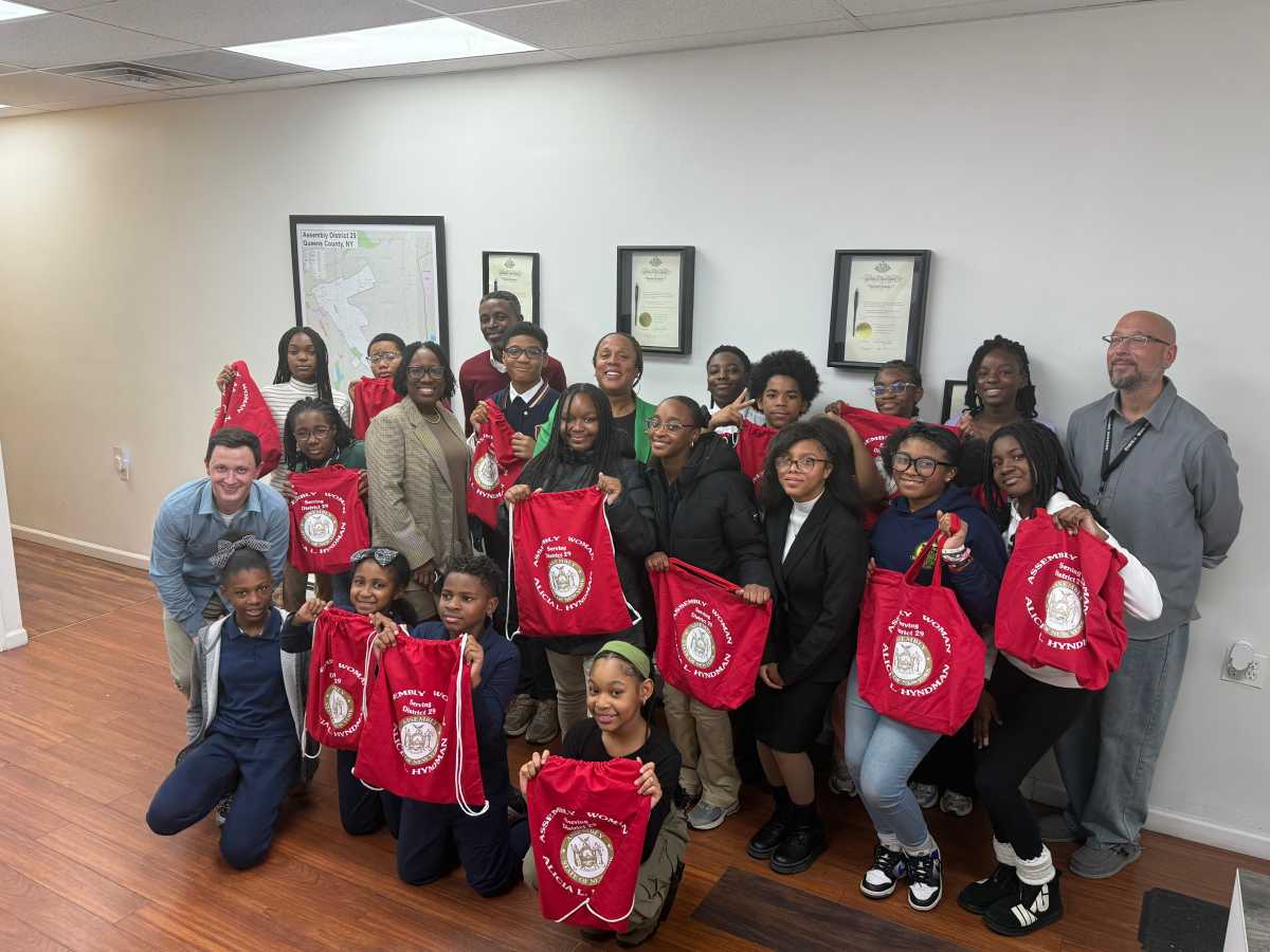 Student government attend educational luncheon with Assemblymember Hyndman