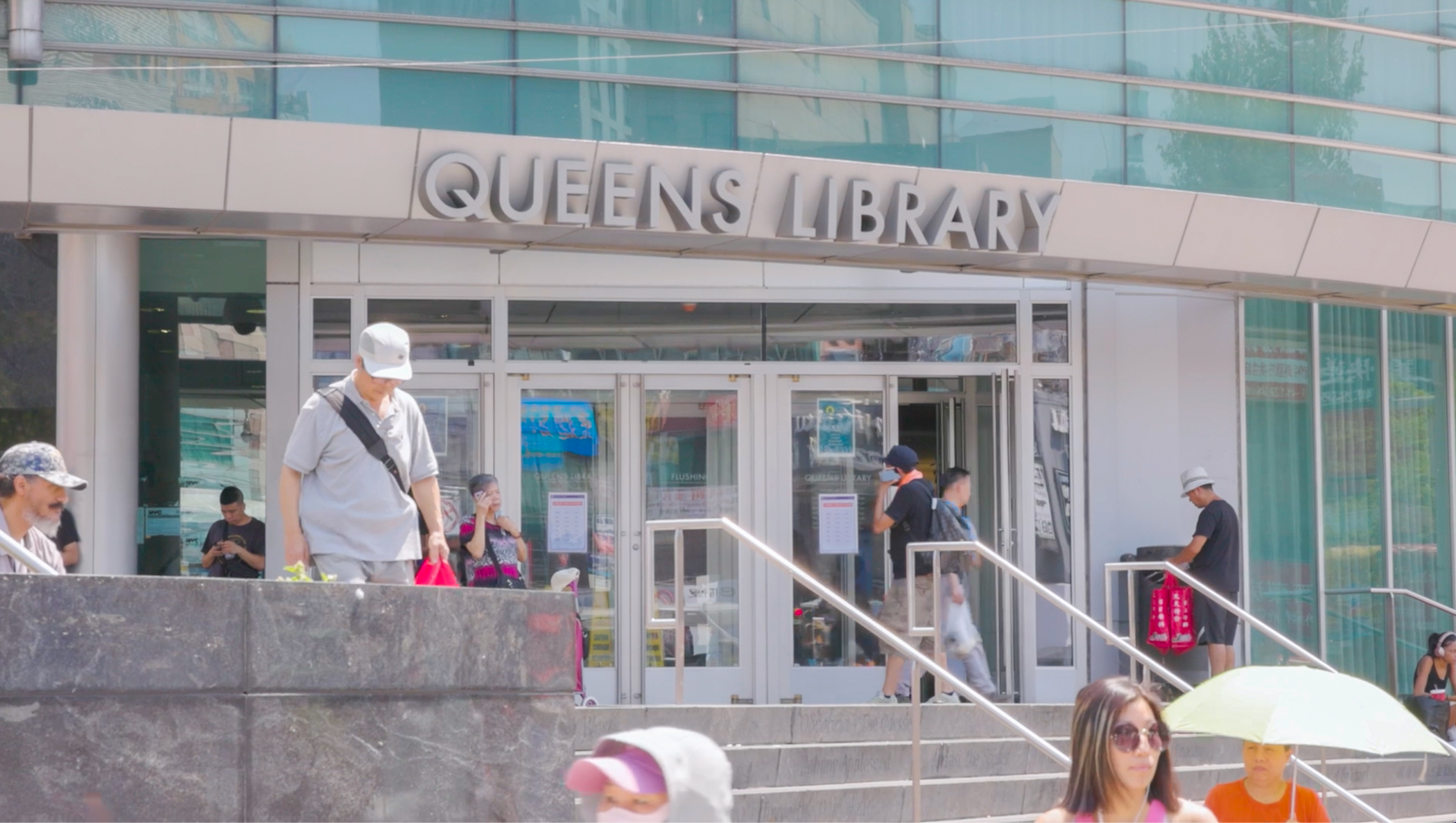 The city has opened a new ADA-accessible elevator at the Flushing Library and improved the existing elevator in a $13 million upgrade project. 