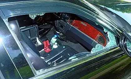 Genwright allegedly used a knife to puncture and slash the tires and a hammer to smash the windshields and side view mirrors on the unoccupied vehicles. QNS/file