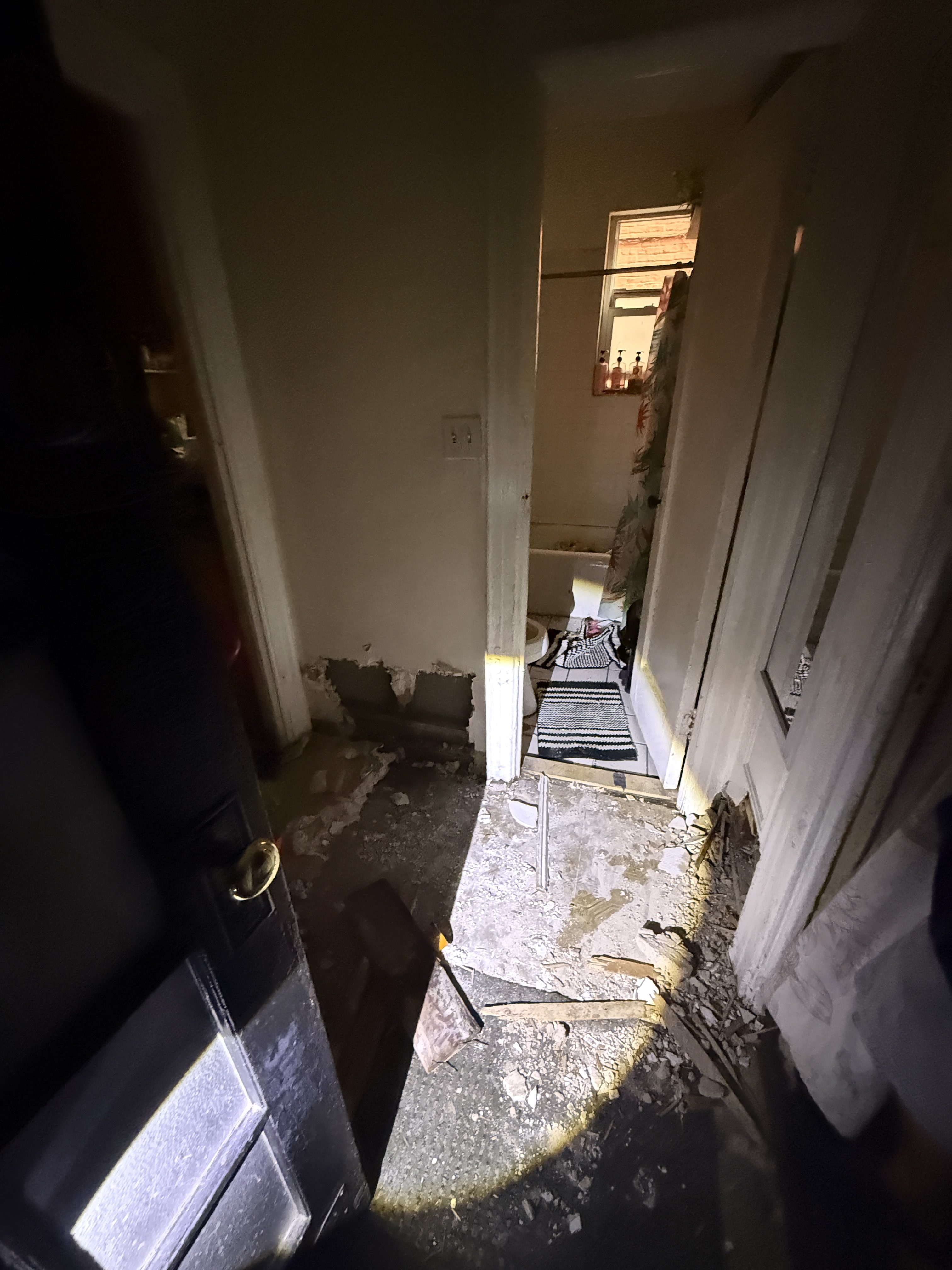 Inspectors from the Department of Buildings found an illegally constructed basement apartment and issued violations to the building owner.