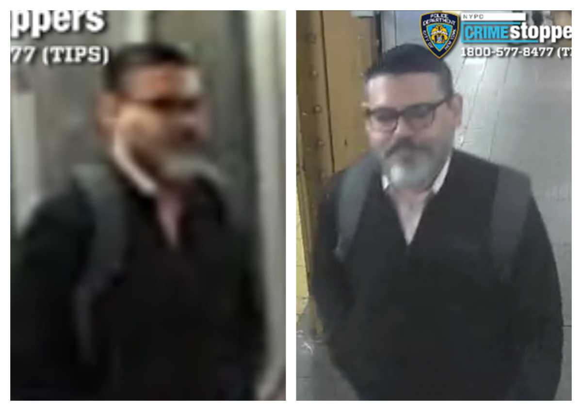 Cops are looking for this suspect, who allegedly groped a 15-year-old girl on an L train in Ridgewood.