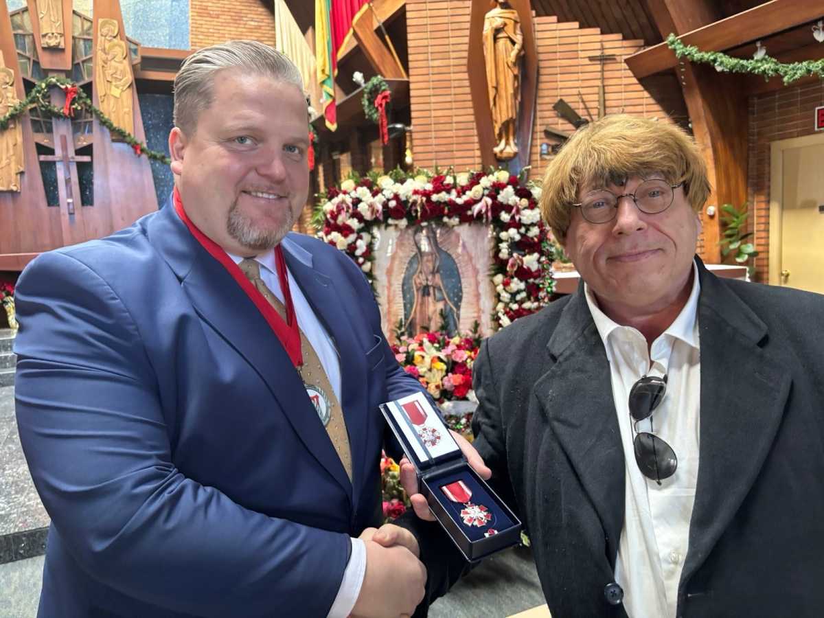 Lithuanian officials visit historic church in Maspeth to honor the Knights of Lithuania