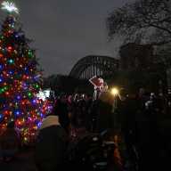 Central Astoria LDC hosted its annual tree lighting ceremony in Astoria Park Sunday evening. Photo by Ramy Mahmoud.