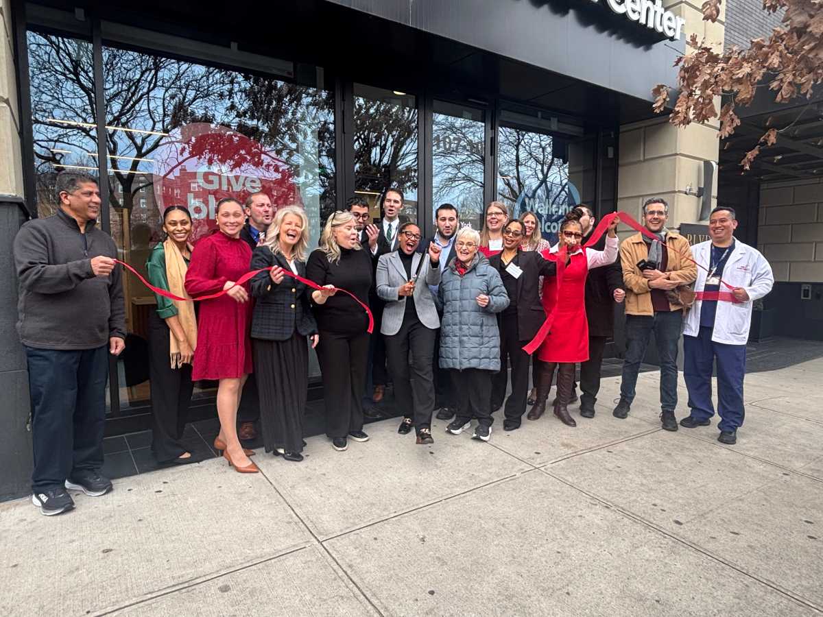 New York Blood Center cuts the ribbon on its first-ever donor center based in Queens