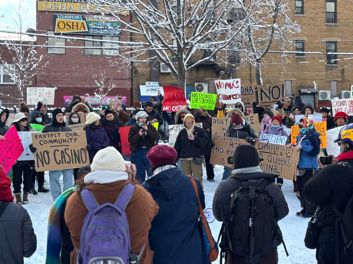 'We don't want this': Metropolitan Park casino protesters rally one last time ahead of gaming commission vote - QNS
