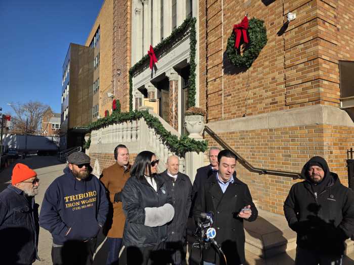 Mirabella addresses the media. Photo by Shane O'Brien.