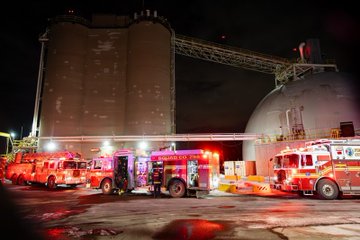 Rescue 4 and Squad 288 responded to a call of a person trapped in a blind shaft at the College Point Cement Terminal on Monday, Dec. 15.