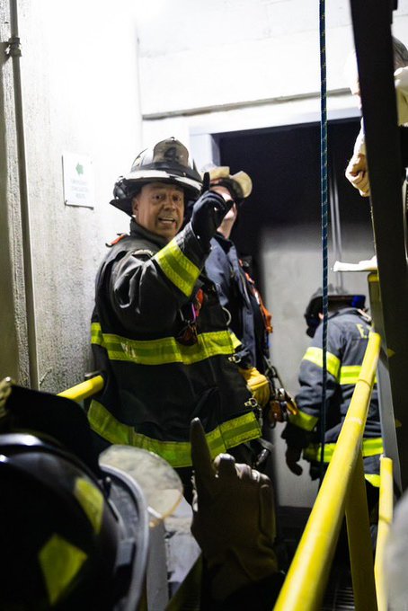 The civilian refused medical attention and the operation was wrapped up just after 10 p.m.