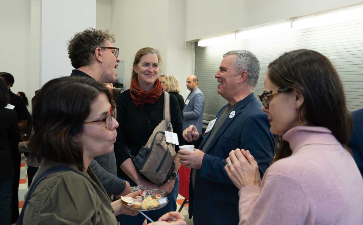 LaGuardia Community College hosted its third annual Christmas party in Long Island City last Friday. Photo courtesy of LaGuardia Community College.