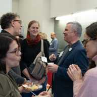 LaGuardia Community College hosted its third annual Christmas party in Long Island City last Friday. Photo courtesy of LaGuardia Community College.