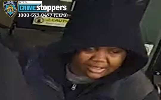 One of the suspects who allegedly robbed two 16-year-old boys at knifepoint on board a Q22 MTA bus in Rockaway Park.