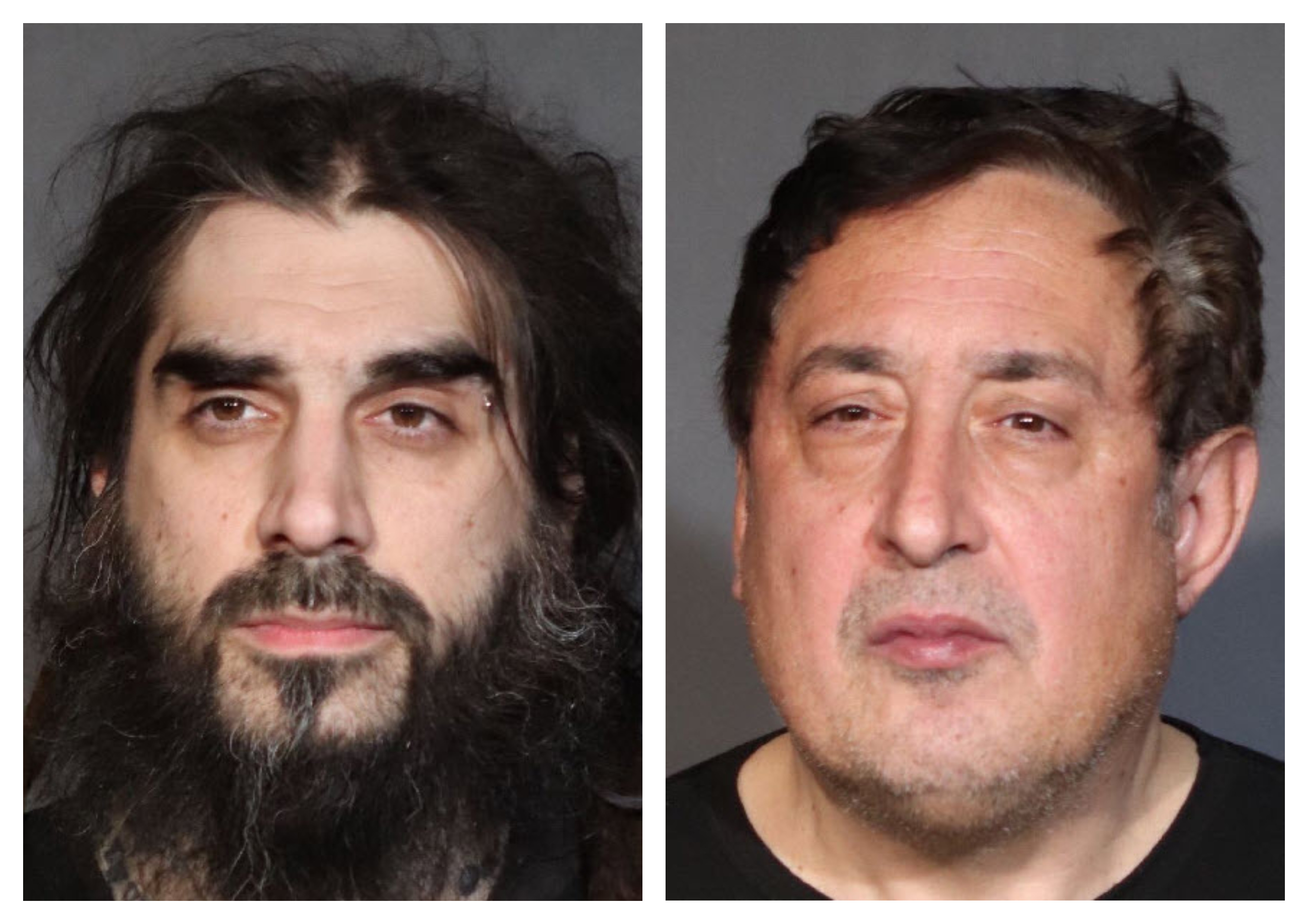Andrew Hatziagelis (l.) was sentenced to ten years in prison, and his older brother, Angelo, was sentenced to four years’ imprisonment for possessing bombs, assault weapons, and ghost guns in their Long Island City apartment. 